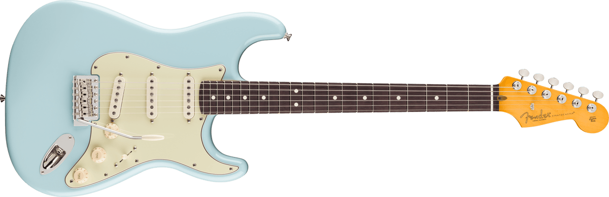 Fender Limited Edition American Professional Classic Stratocaster featuring the Fender Silent System, Rosewood Fingerboard, Daphne Blue