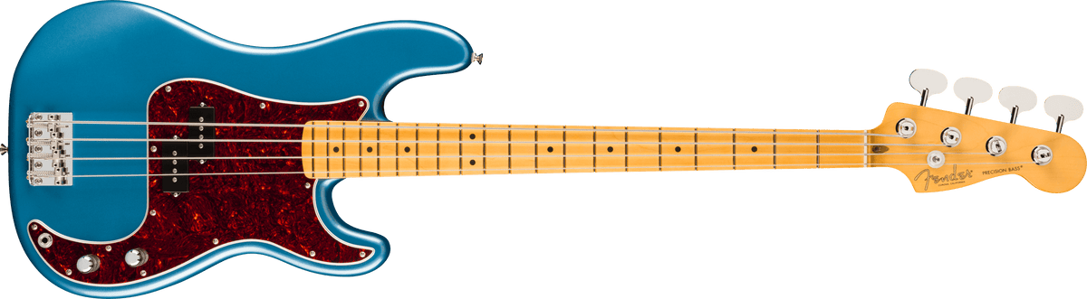 Fender American Professional Classic Precision Bass, Maple Fingerboard, Faded Lake Placid Blue