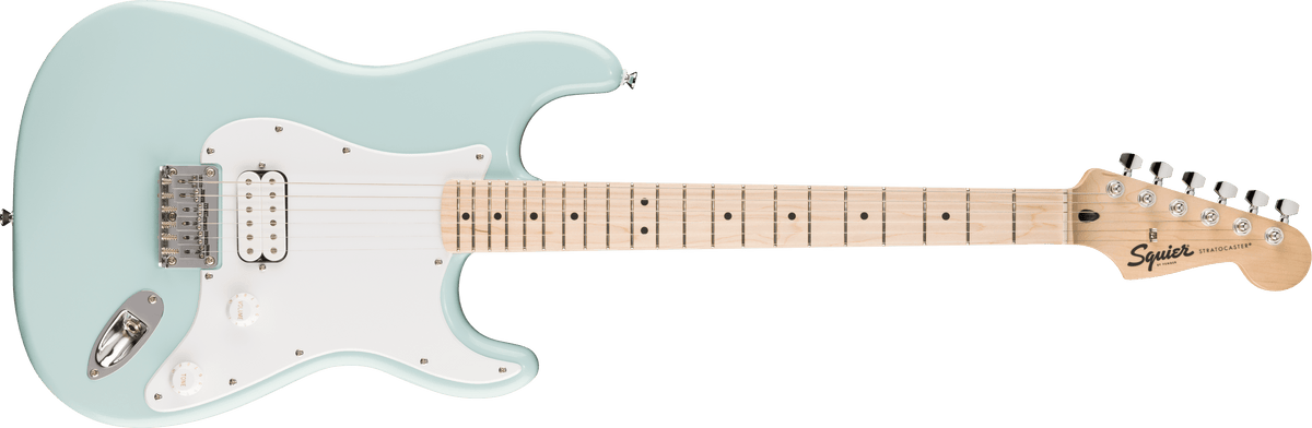Fender Squier Sonic Stratocaster HT H, Maple Fingerboard, White Pickguard, Sonic Blue