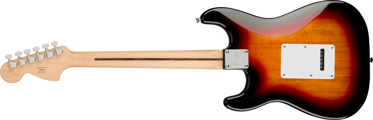 Fender Squier Affinity Series Stratocaster, Laurel Fingerboard, White Pickguard, 3-Color Sunburst