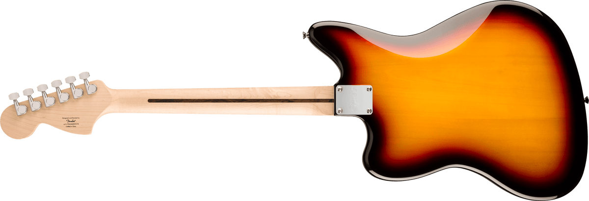 Fender Squier Affinity Series Jaguar, Laurel Fingerboard, Black Pickguard, 3-Color Sunburst