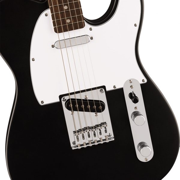 Fender Squier Debut Collection Telecaster, Laurel Fingerboard, White Pickguard, Black