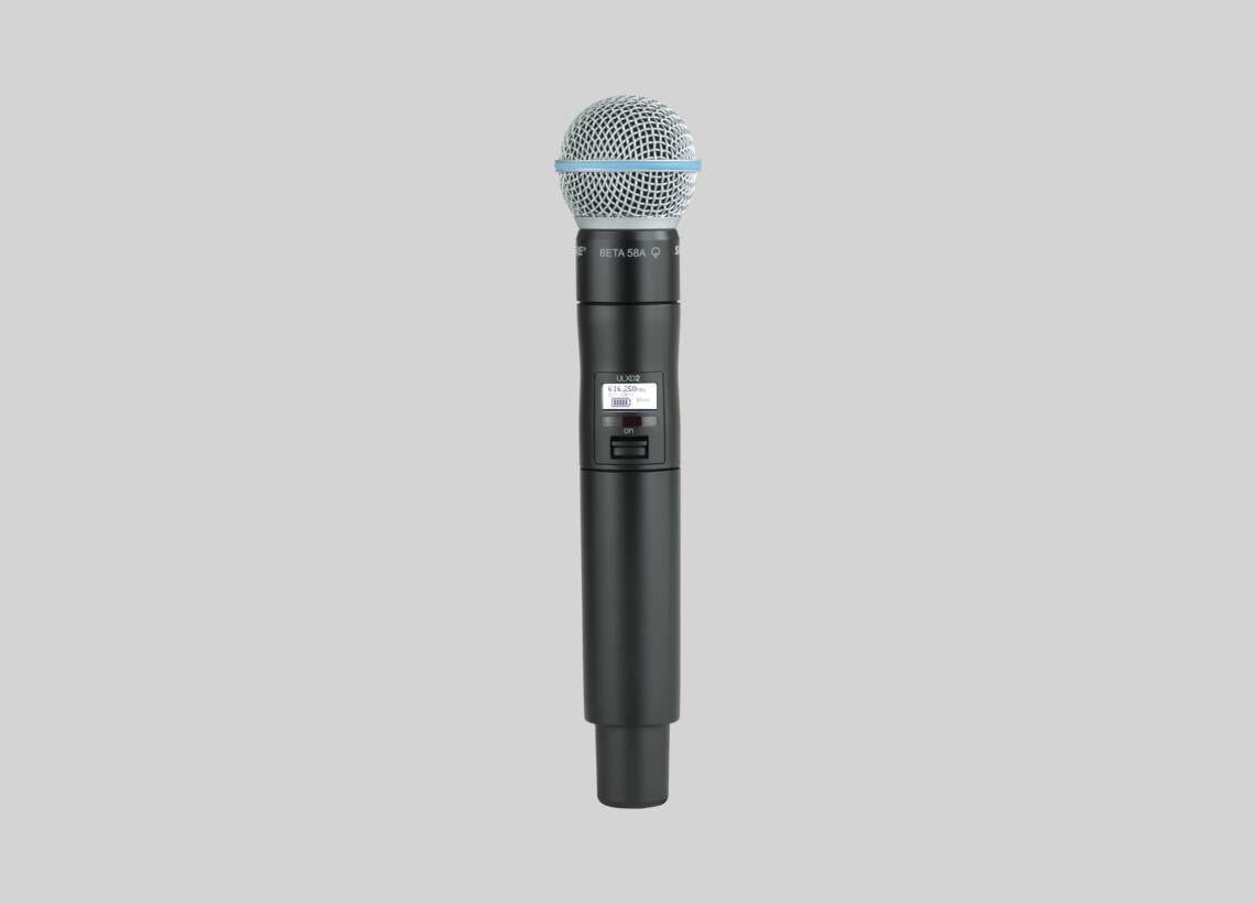 Shure ULXD2 Handheld Transmitter with Beta 58A