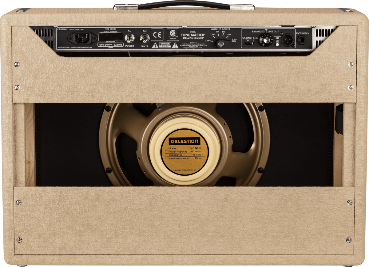 Fender Tone Master Deluxe Reverb Blonde, 230V EUR