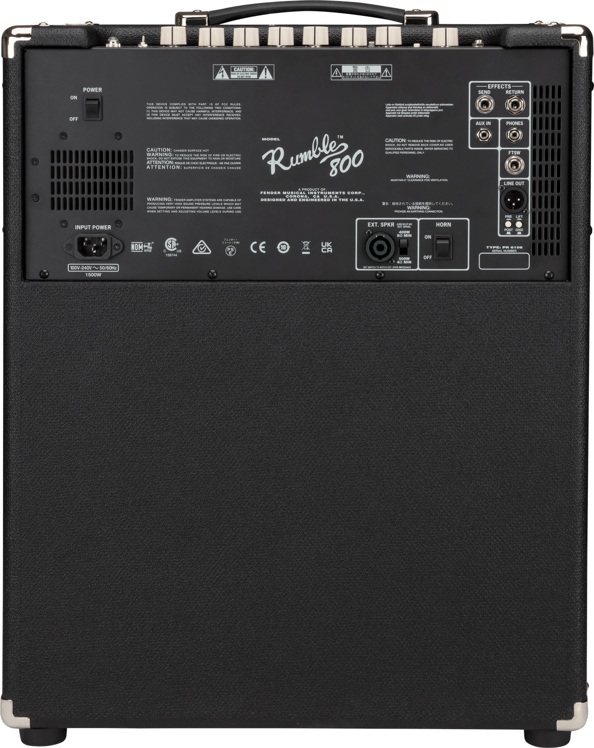 Fender Rumble 800 Combo 230V
