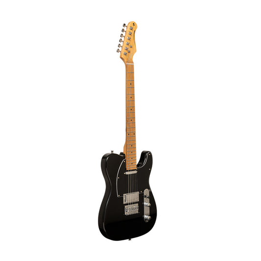 Stagg SETPLUS BK - Vintage “T” Series Electric Guitar (Black) | Stagg Guitar for Beginners, Students & Stage