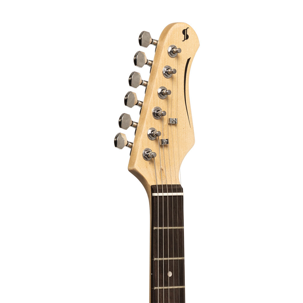 Stagg SES30 SNB - Standard “S” Electric Guitar (Sunburst) | Stagg Guitar for Beginners, Students & Stage