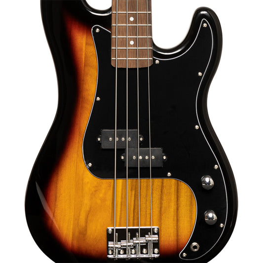 Stagg SBP30 SNB - Standard “P” Electric Bass Guitar (Sunburst) | Stagg Guitar for Beginners, Students & Stage