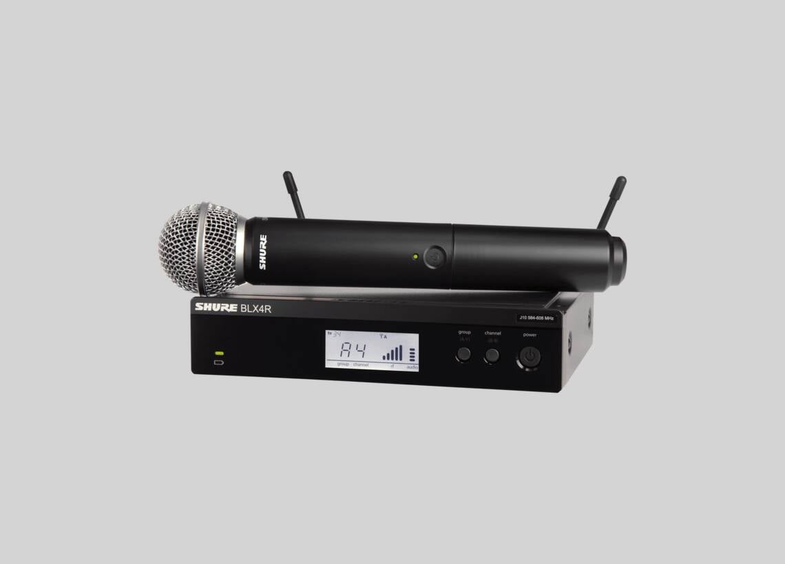 Shure BLX24R Rackmount Wireless Vocal System with SM58