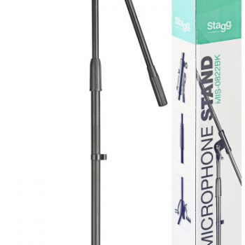 Stagg MIS 0822 - Microphone Boom Stand | Stagg Stand for Studio, Stage & Worship