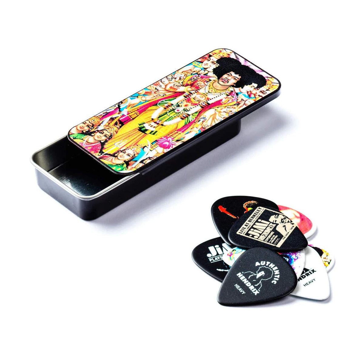 Dunlop Jimi Hendrix Axis: Bold As Love Pick Box