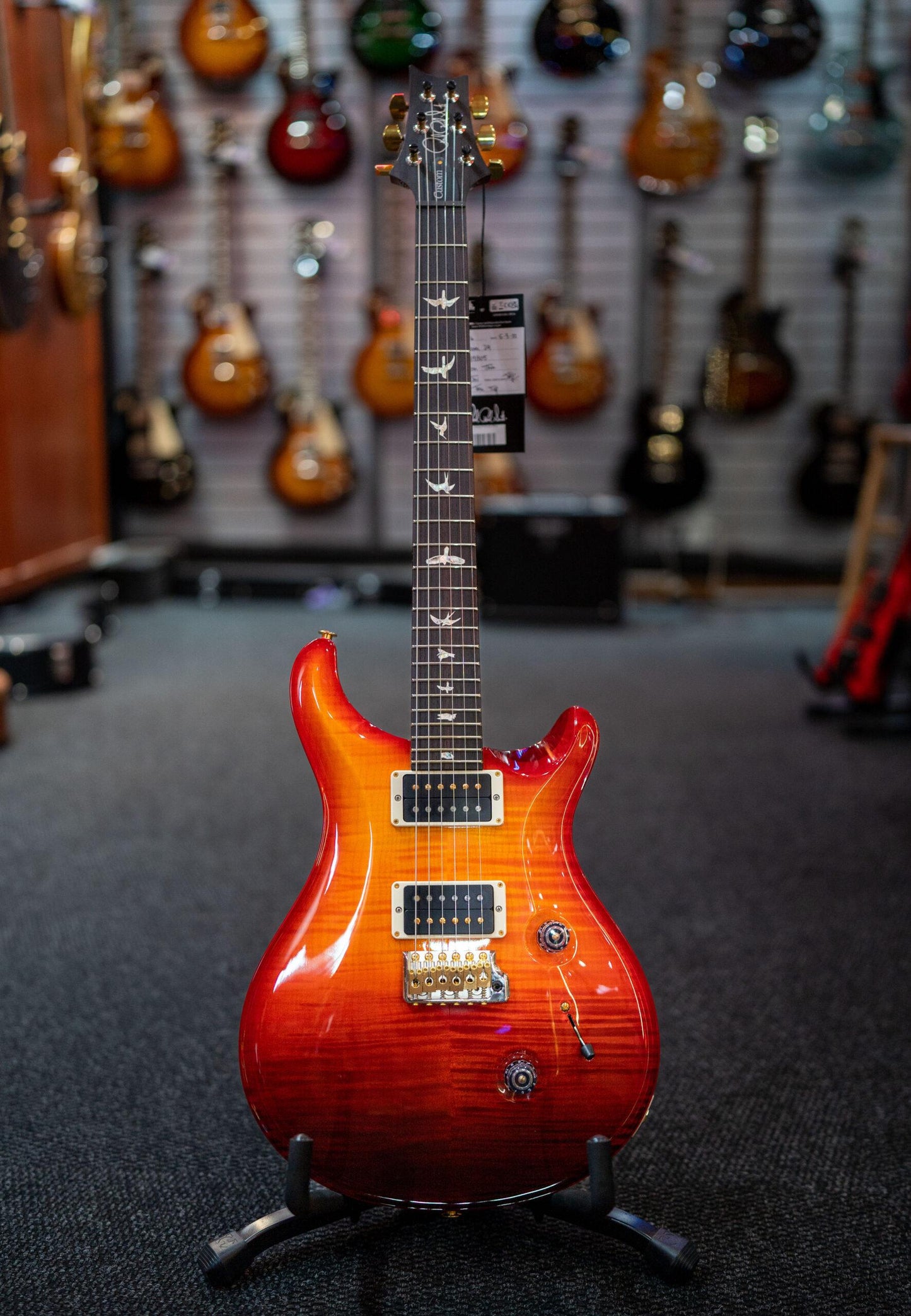 PRS CORE Custom 24 Sunset Fade 10 Top Flame Maple Electric Guitar