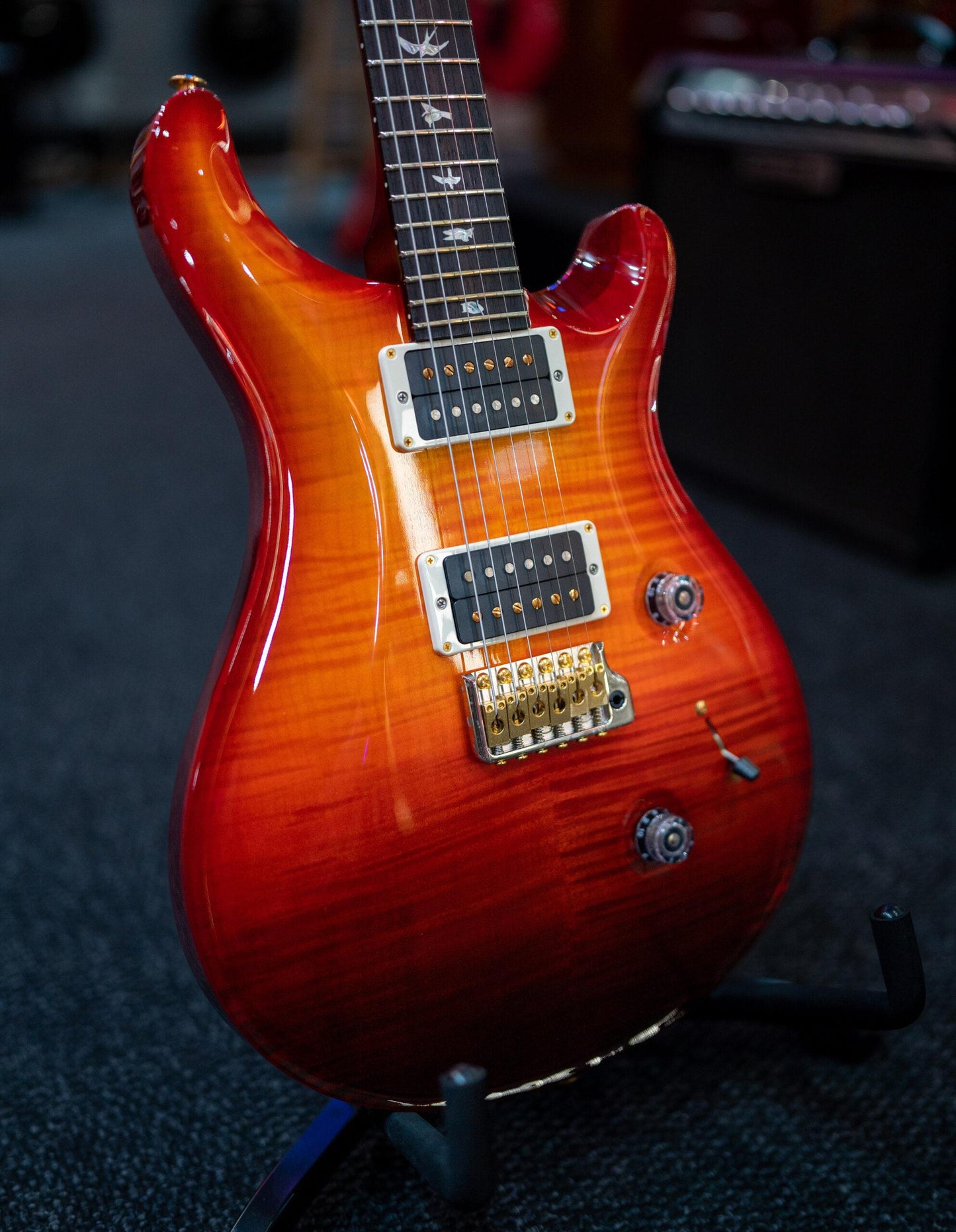 PRS CORE Custom 24 Sunset Fade 10 Top Flame Maple Electric Guitar