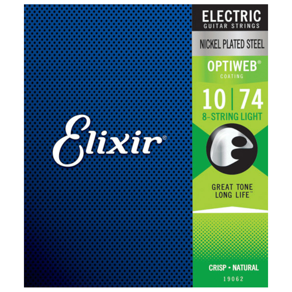 Elixir Optiweb 8-string Light 10-74 electric strings