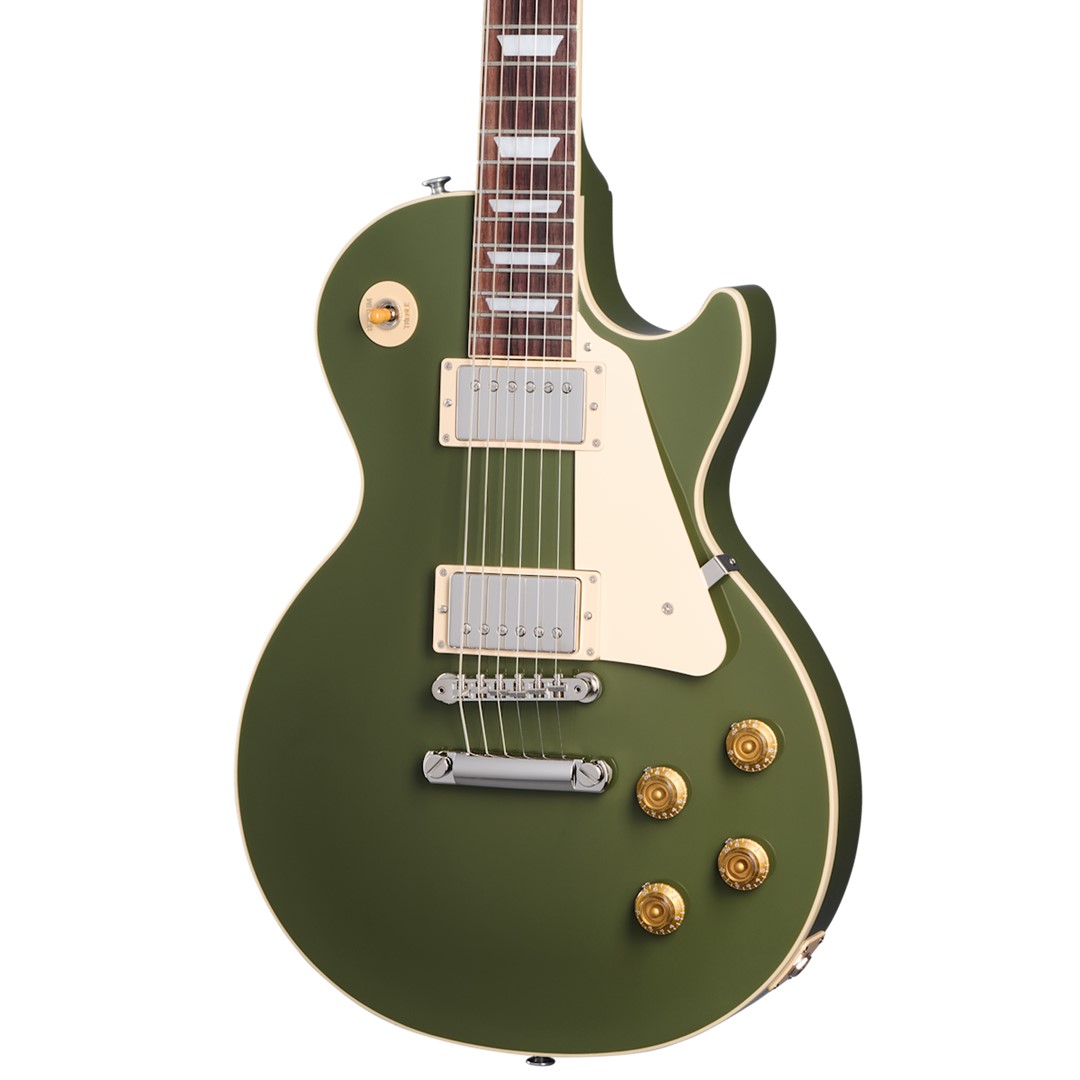 Gibson LPS5P00-DO Les Paul Std 50s Plain Top Olive Drab+Case