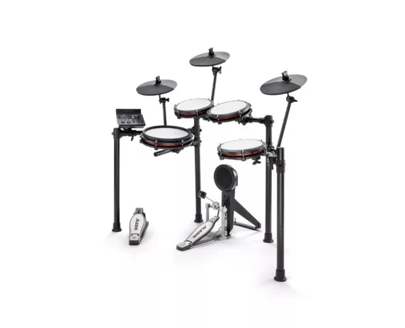 Alesis Nitro Max Electronic Drum Kit – 8-piece with Mesh Heads and Bluetooth