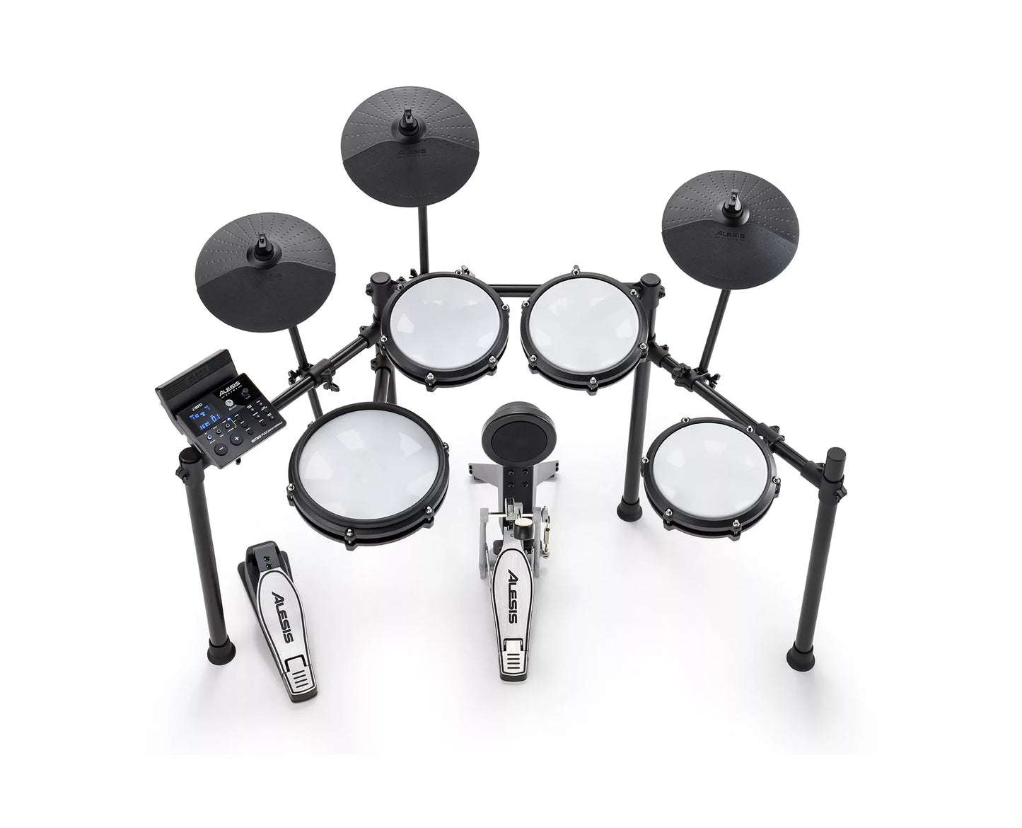 Alesis Nitro Max Electronic Drum Kit – 8-piece with Mesh Heads and Bluetooth
