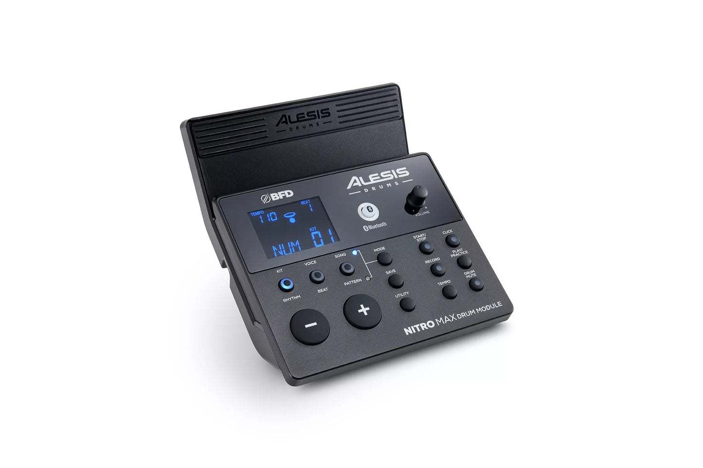 Alesis Nitro Max Electronic Drum Kit – 8-piece with Mesh Heads and Bluetooth