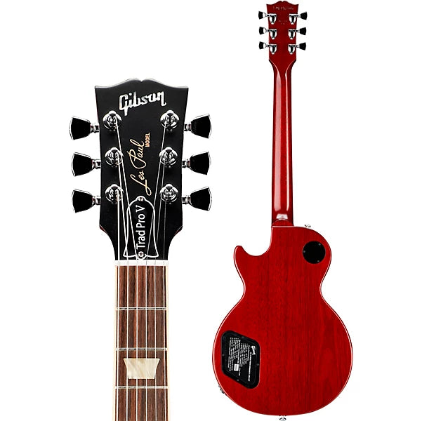 Gibson Les Paul Traditional Pro V Satin Electric Guitar Satin Wine Red