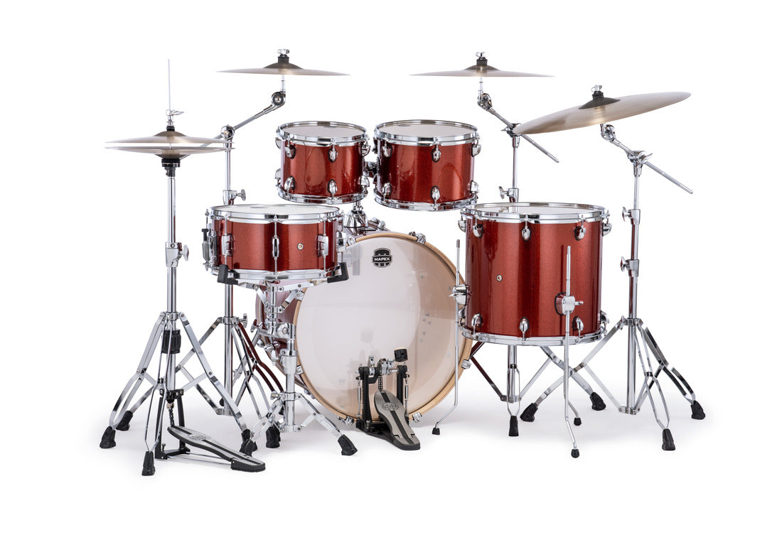 Mapex Mars Birch 5-Piece Shell Pack - Blood Orange Sparkle
