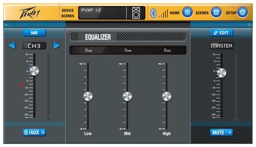 Peavey PVX™p 12 Bluetooth 12″ Two-Way Powered PA Speaker with Bluetooth Control