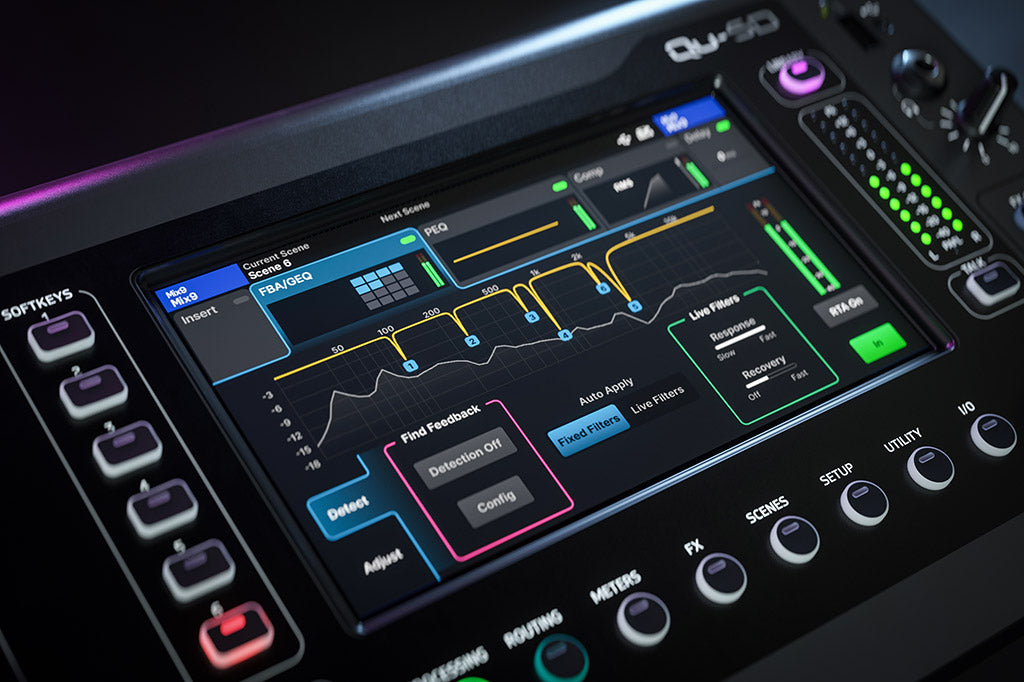 Allen & Heath Qu-6D 24 Input Digital Mixer with Dante