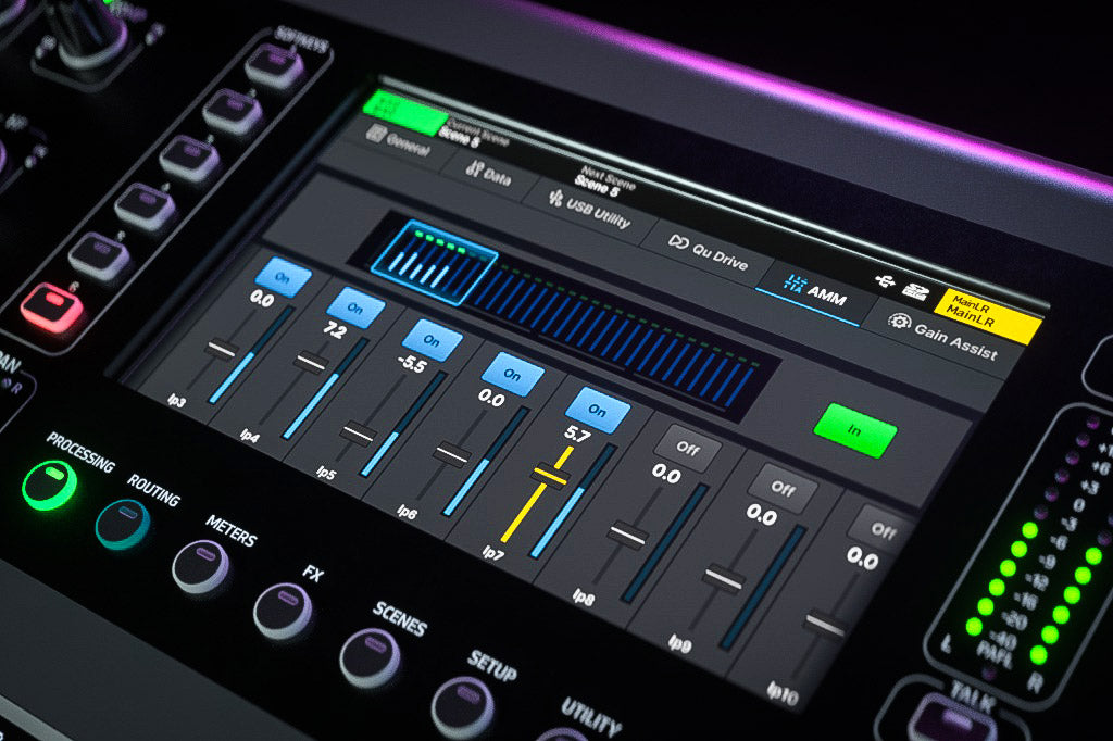 Allen & Heath Qu-7D 38-Channel Digital Mixer with Dante