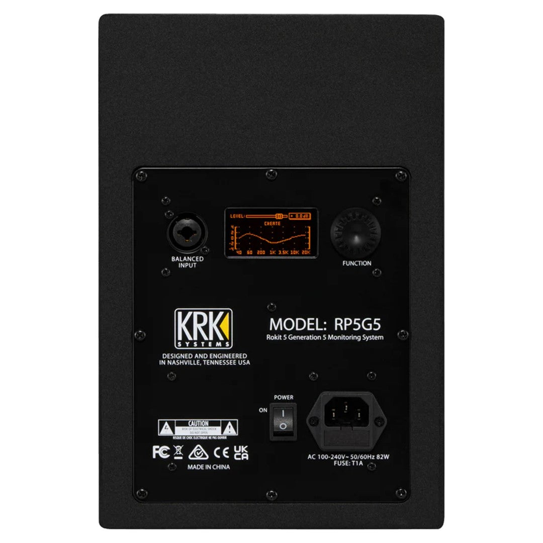 KRK RP5G5 5″ Rokit Generation Five Powered Studio Monitor - Pair