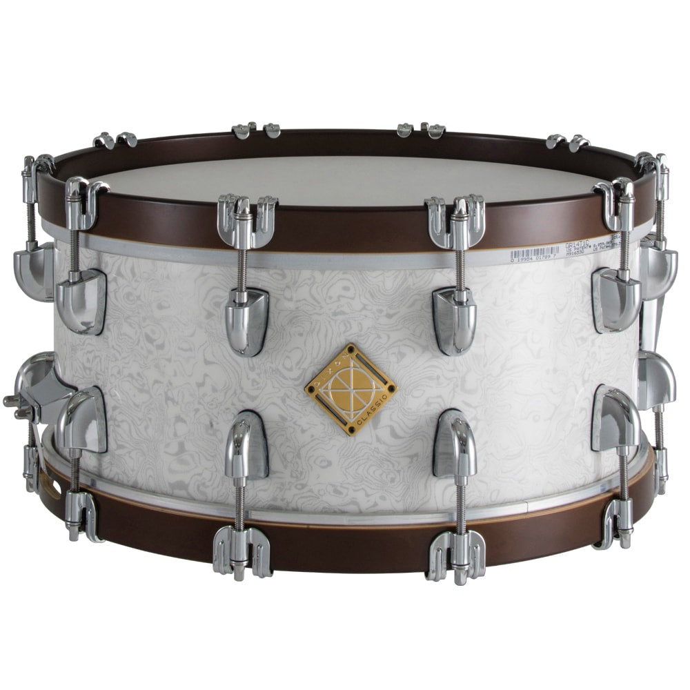 Dixon Classic 14x6.5" Snare - Sub Zero White