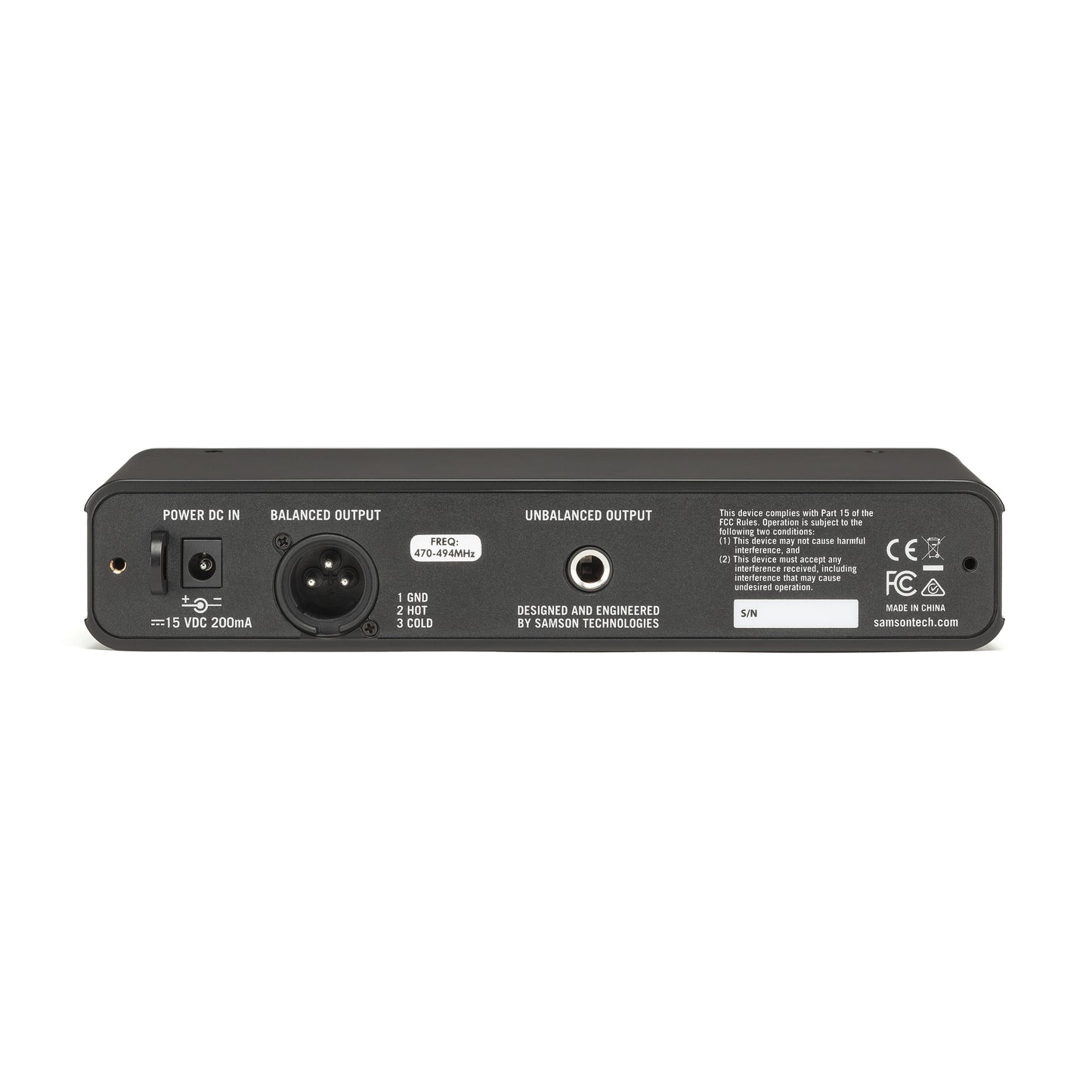 Samson Concert 88x CL6 Handheld – UHF Wireless System