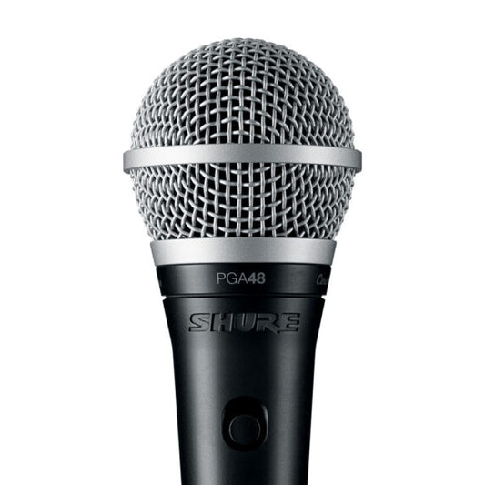 Shure PGA48-XLR-E Handheld Microphone With 15ft XLR CABLE