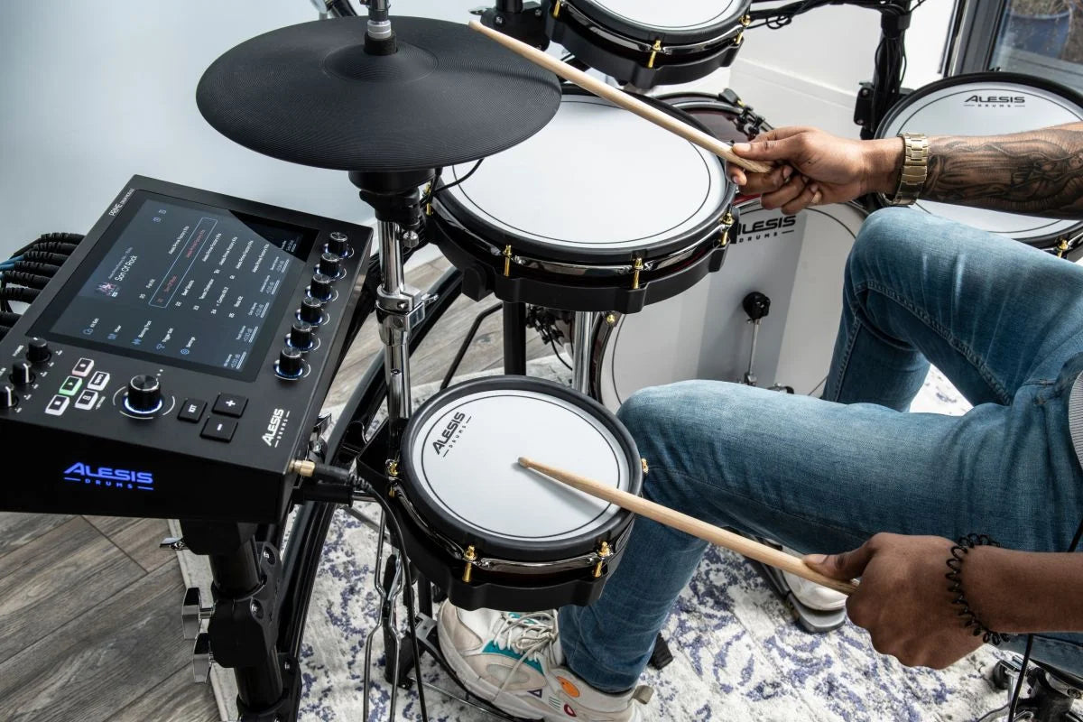 Alesis Strata Prime Ten-Piece Electronic Drum Kit with Touch Screen Drum Module