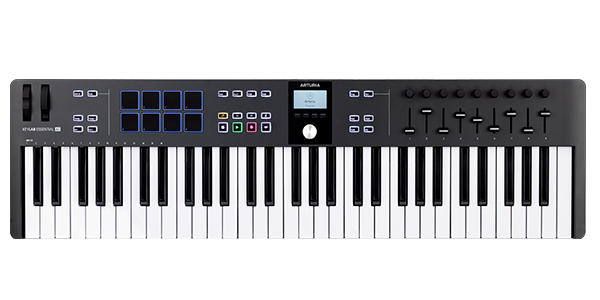 Arturia KeyLab Essential 61 MK3 MIDI Controller - Black