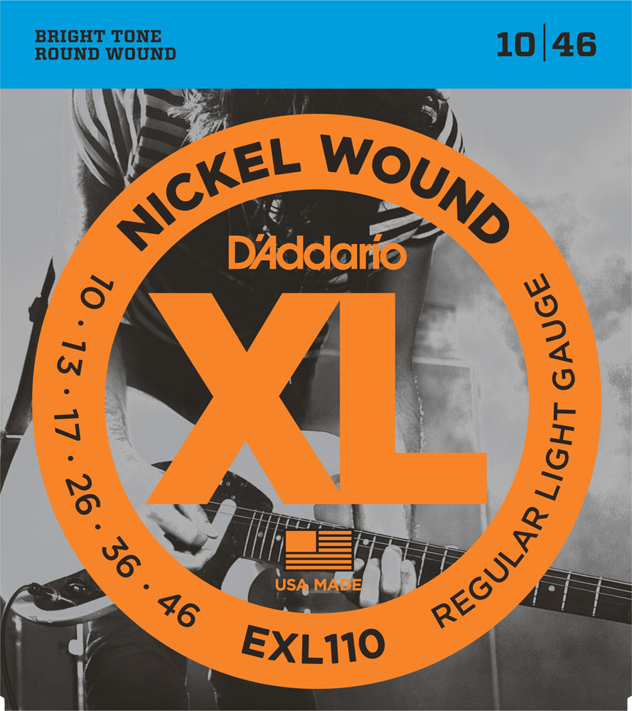 D'Addario EXL110 Electric Guitar Strings – Regular Light 10-46