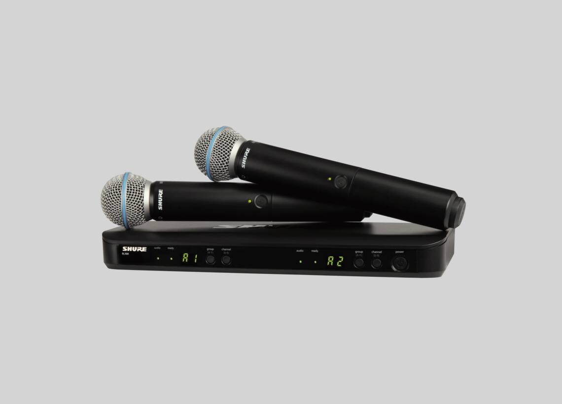 Shure BLX288 Dual Wireless Vocal System with Beta 58A