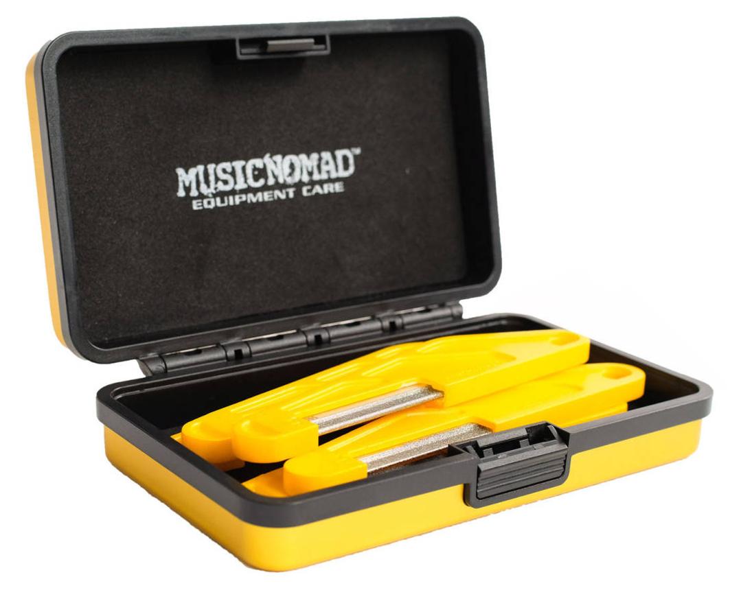 Music Nomad Light String Nut File Set + Case