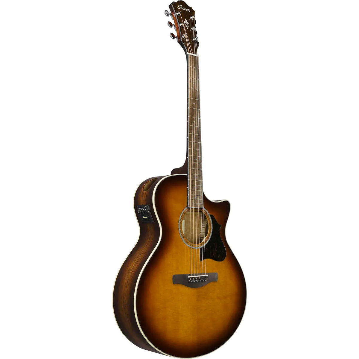 Ibanez AE160 Acoustic Electric Guitar, Vintage Mahogany Sunburst High Gloss