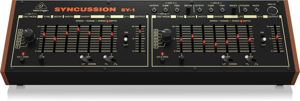 Behringer Syncussion SY-1 Dual-channel Analog Synthesizer