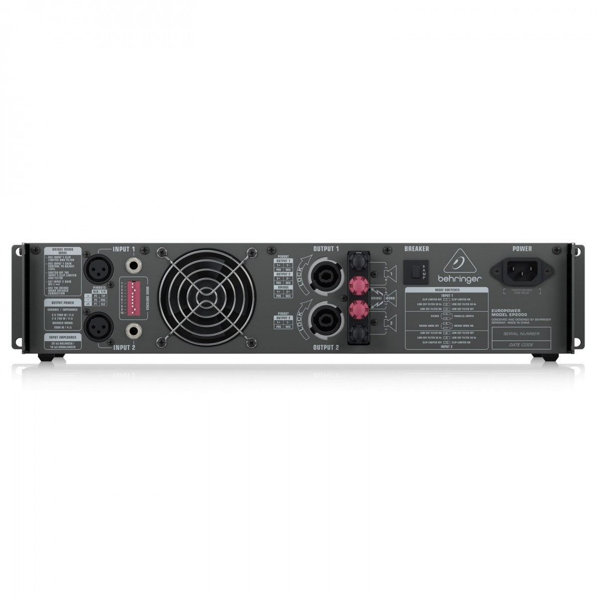 Behringer EP2000 Stereo Power Amp