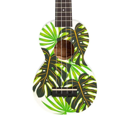 Mahalo Art Series Soprano Ukulele ‘Monstera’