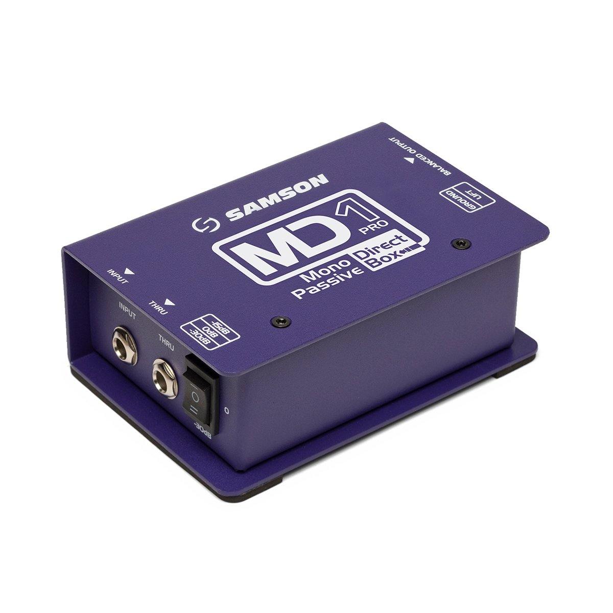 Samson S-Max MD1 Pro Mono Passive DI Box