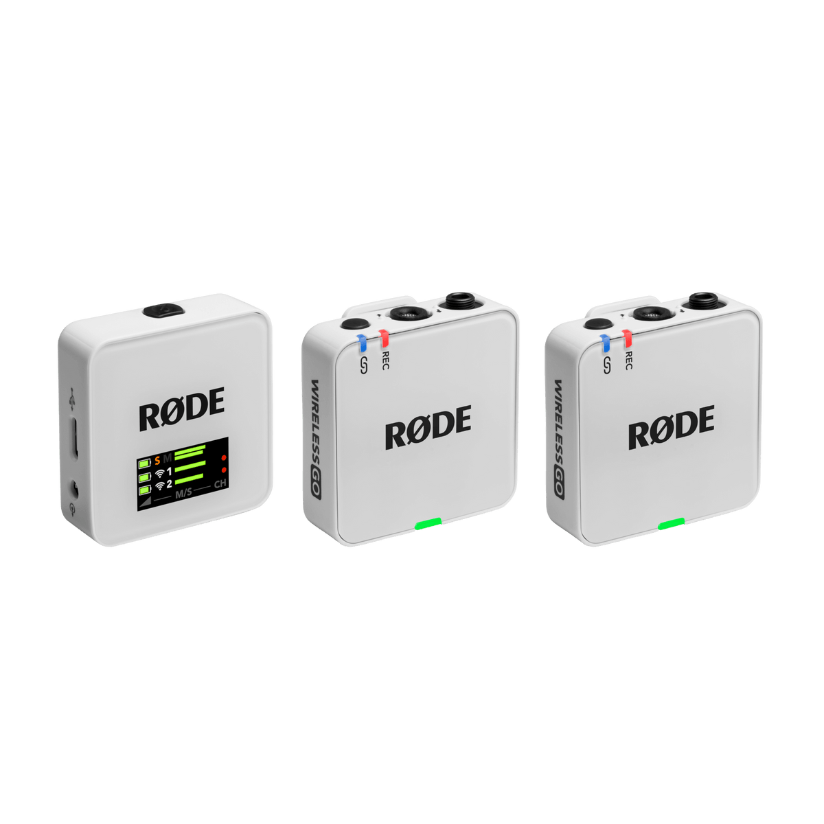 RODE Wireless GO (Gen 3) Dual-Channel Wireless Microphone System - White