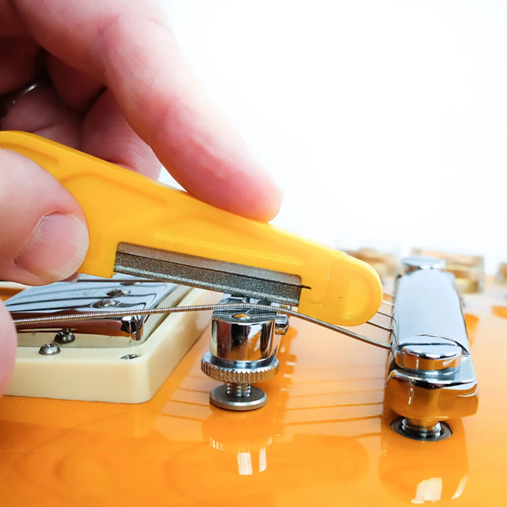 MusicNomad 6-piece Electric Guitar Diamond Coated Nut File Set - Light Strings