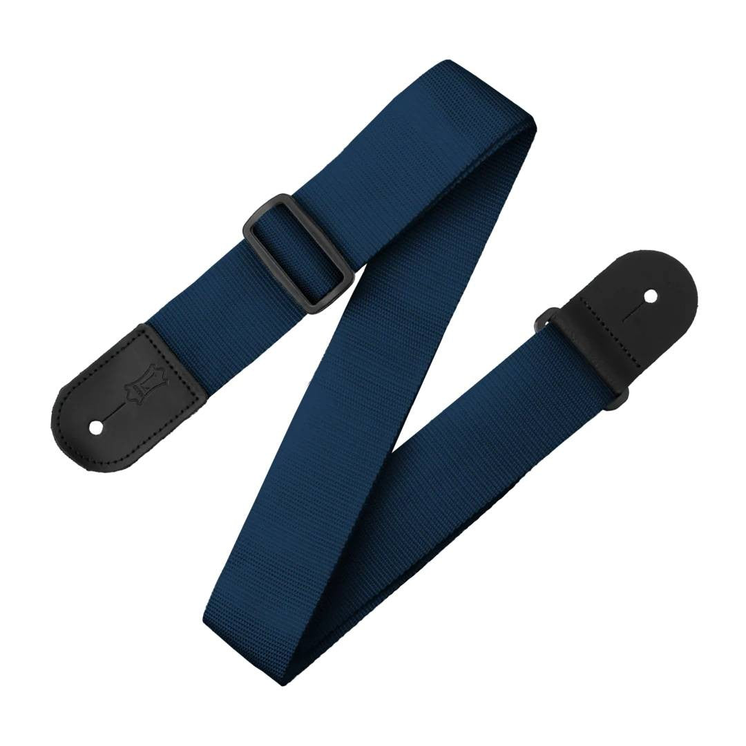 Levy's Single Tone Series Polypropylene Guitar Strap - Navy