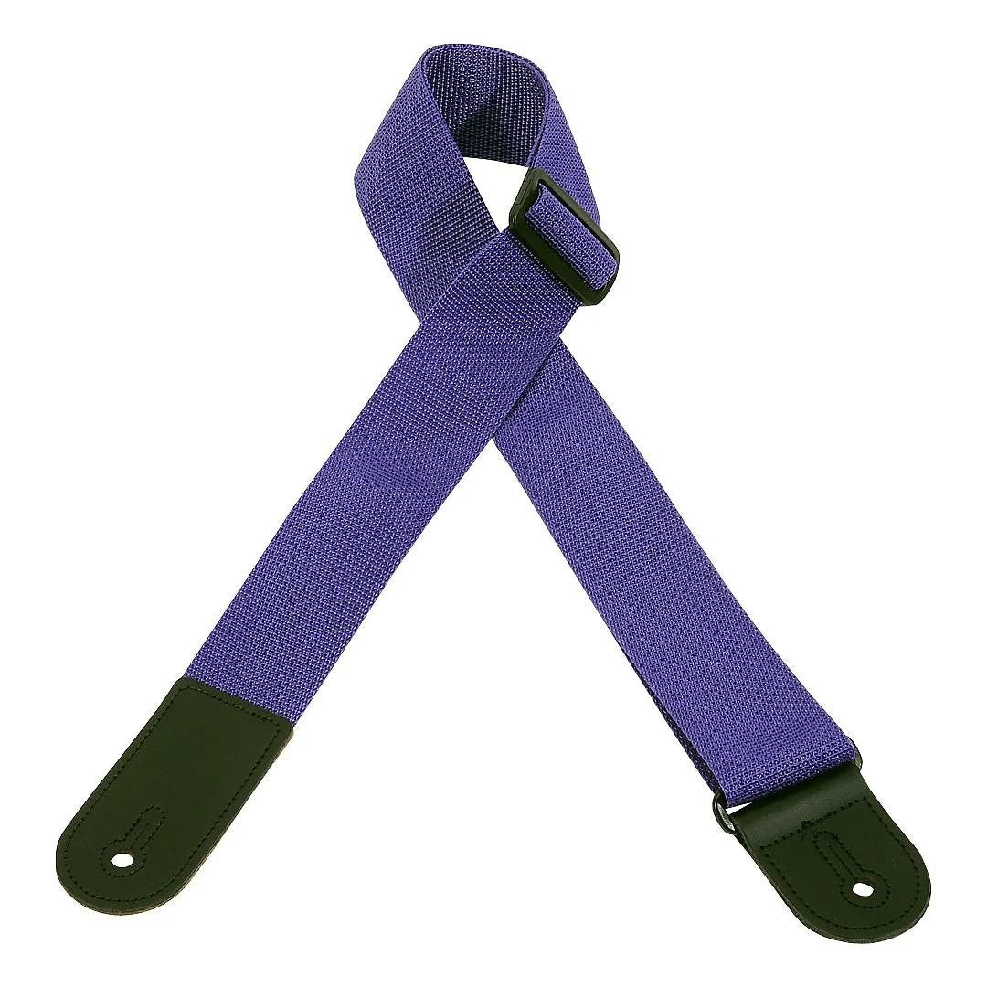 Levy's Single Tone Series Polypropylene Guitar Strap - Purple