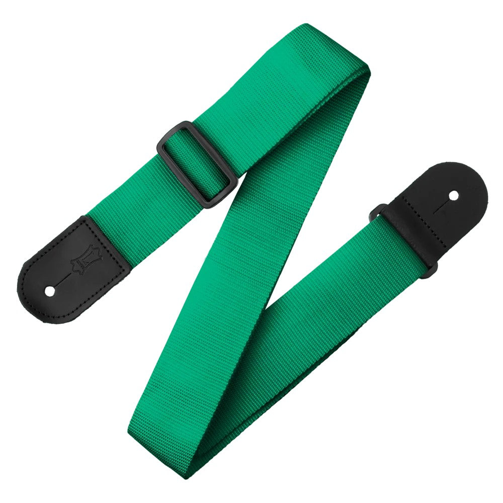 Levy's M8POLY 2-inch Woven Guitar Strap - Green