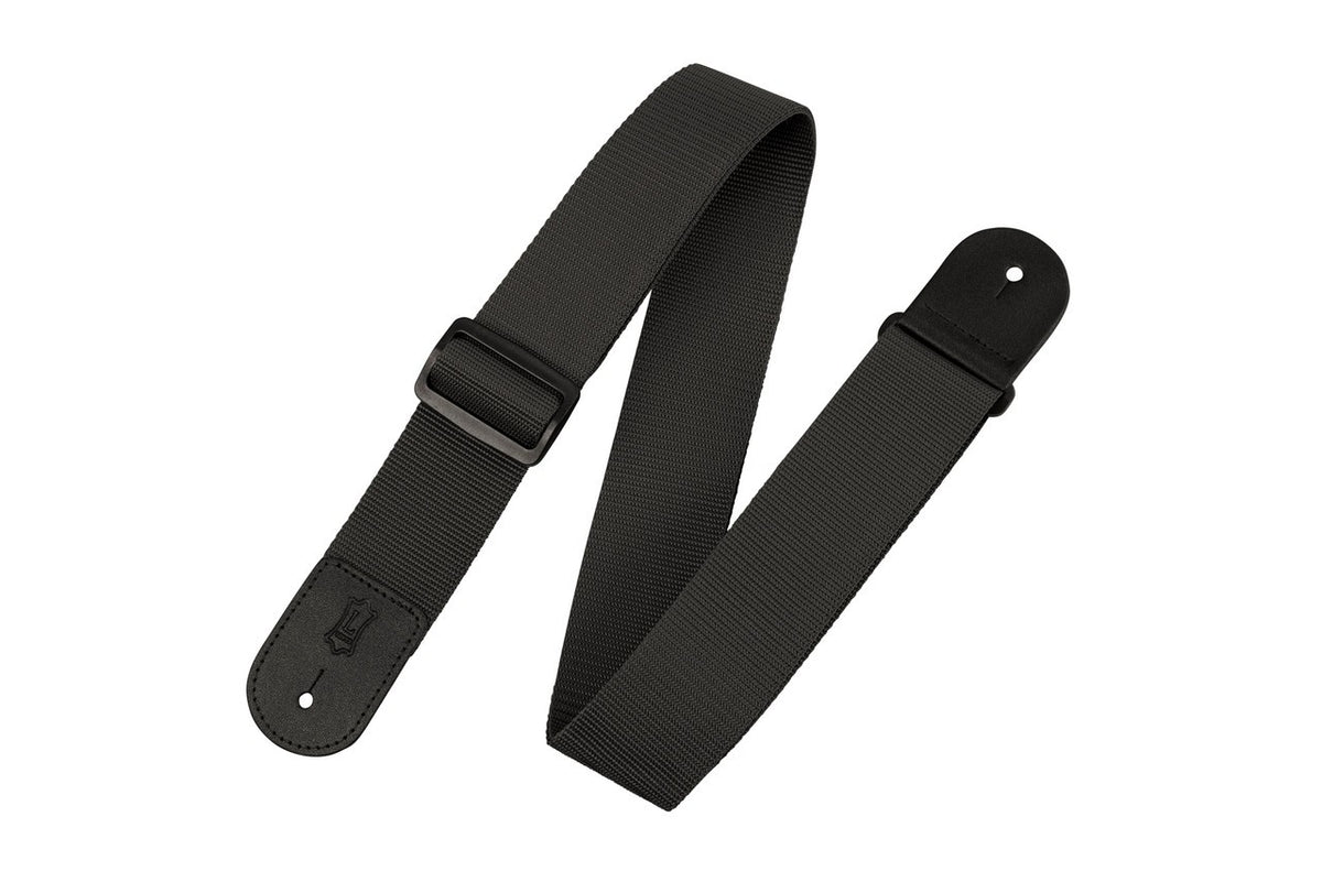 Levy's M8POLY Woven Polypropylene Guitar Strap - Black