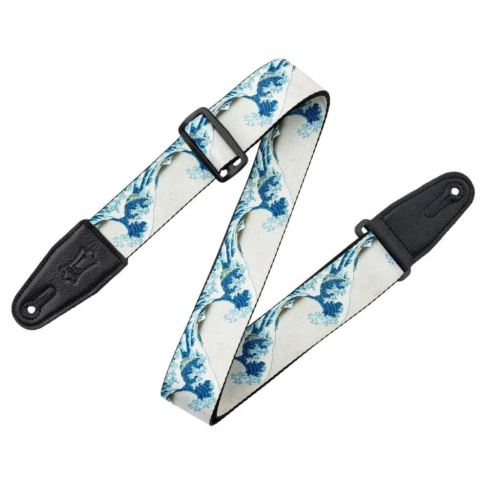 Levy's Masterpiece Guitar Strap - The Great Wave off Kanagawa