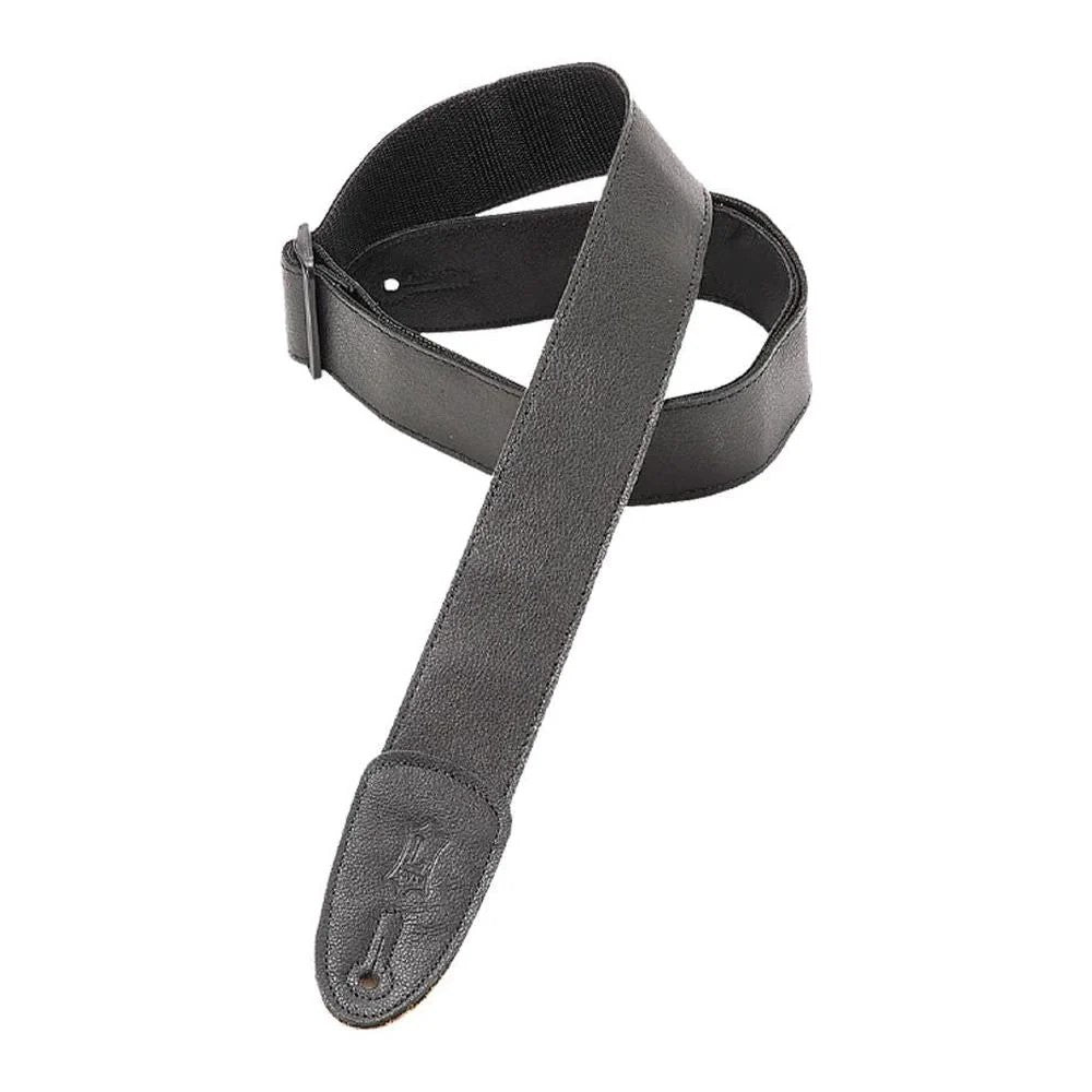 Levy's M7GP-BLK Garment Leather Guitar Strap - Black