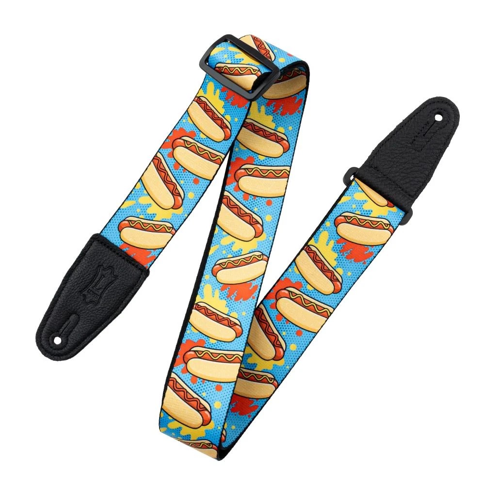 Levy's Tasty Grooves Guitar Strap - Hot Dogs